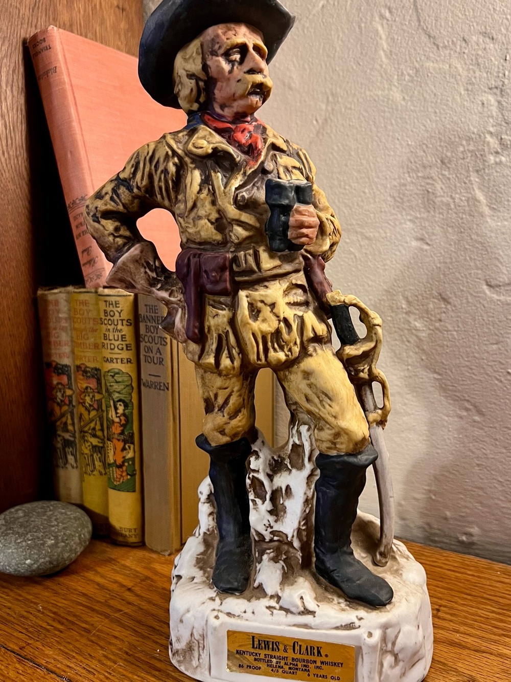 Vintage 1976 Gary Schildt Decorative Decanter for Battle of Big Horn Custer